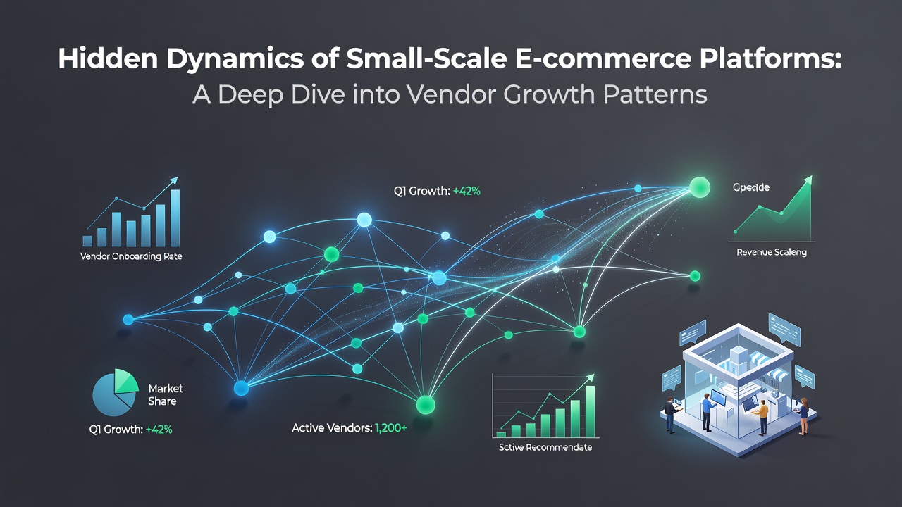 Hidden Dynamics of Small-Scale E-commerce Platforms: A Deep Dive into Vendor Growth Patterns